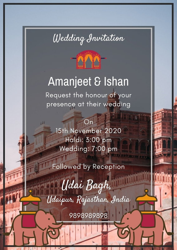 Order Online Wedding card for WhatsApp